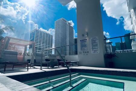 Heart Of Downtown Miami Studio Pool & Gym Apartment Bagian luar foto